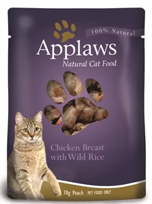 Applaws Cat Chicken with Rice 70g Pouch