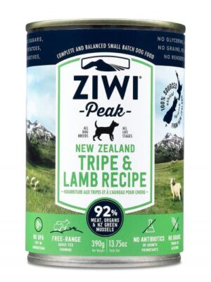 Ziwi Peak Moist Tripe & Lamb For Dogs 390gr