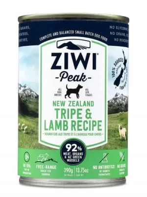 Ziwi Peak Moist Tripe & Lamb For Dogs 390gr