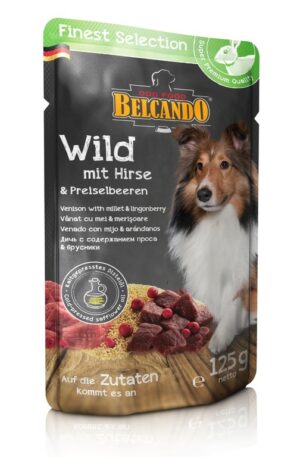BELCANDO Vension with millet & lingonberries 125gr