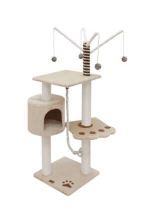 VITOR CAT POLE - BEIGE 40x40x125 cm