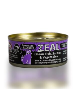 Zeal Ocean Fish, Salmon & Vegetables 100g cat food