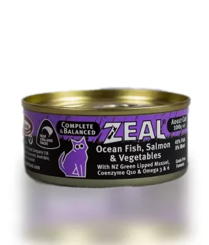 Zeal Ocean Fish, Salmon & Vegetables 100g cat food