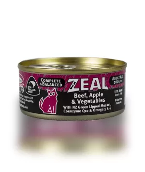 Zeal Beef, Apple & Vegetables 100g cat food