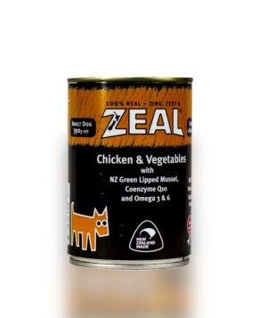 Zeal Chicken & Vegetables 390g dog food