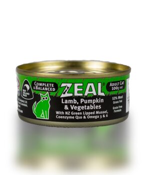 Zeal Lamb, Pumpkin & Vegetables 100g cat food