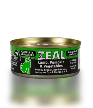 Zeal Lamb, Pumpkin & Vegetables 100g cat food