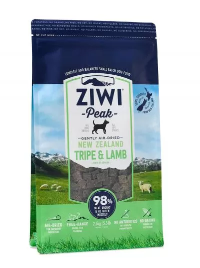 ziwi_peak_dog_food_2.5kg_tripe_lamb_side_angle_web_low_res Ziwi Peak Air-Dried Tripe & Lamb For Dogs