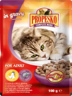 Propesko Pouch Cat chicken-liver 100g