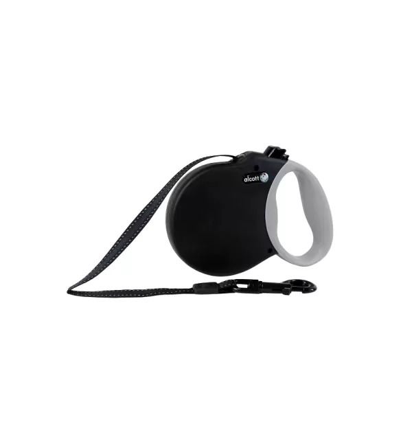 ADVENTURE RETRACTABLE LEASH 5M - BLACK