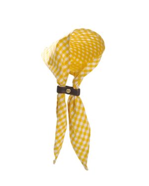 BANDANA VICHY - YELLOW COLOR