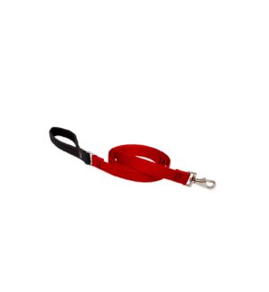 Lupine BASICS PADDED HANDLE LEASH RED 1.2x120cm