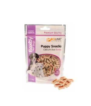 BOXBY PUPPY SNACKS CALCIUM DUO BONES 140G