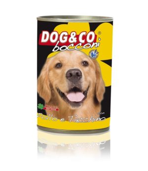 DOG & CO Chunks Chicken and Turkey 1250kg wet dog food