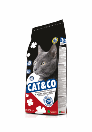 CAT & CO ADULT MIX Beef and chicken dry cat food