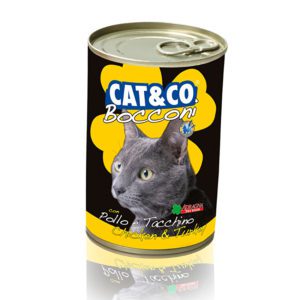 CAT&CO Chunks Chicken and Turkey 405gr wet cat food