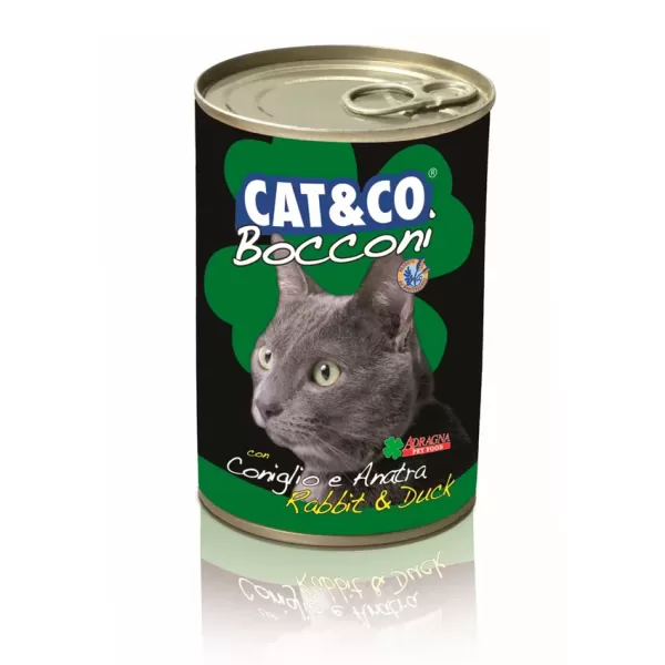 CAT&CO Chunks Rabbit and Duck 405gr wet cat food