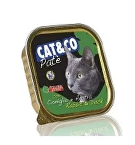 CAT & CO Pate Rabbit and Duck 100gr wet cat food