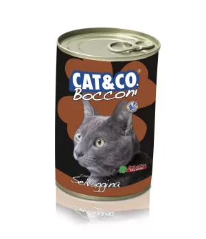 CAT & CO Chunks Game 405gr wet cat food