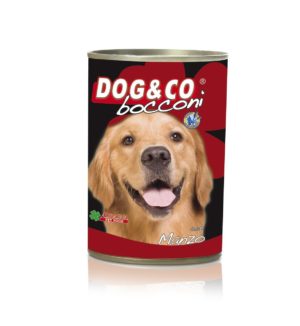 DOG & CO Chunks Beef 1.250kg wet dog food