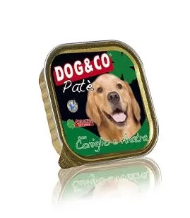 DOG&CO Pate Rabbit and Duck 300gr wet dog food