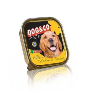 DOG&CO Pate Chicken and Turkey 300gr wet dog food