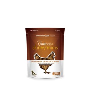 Fruitables Skinny Minis Dog Treats Rotisserie Chicken 141gr