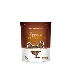 Fruitables Skinny Minis Dog Treats Rotisserie Chicken 141gr