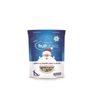 Fruitables Vanilla Snowflake Dog Treats 198gr