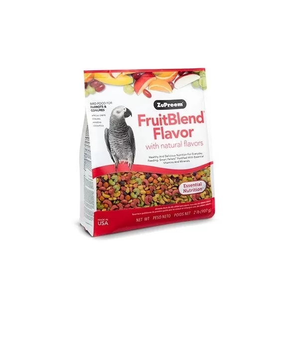 ZuPreem FruitBlend Flavor Medium & Large Parrot Food 2lb