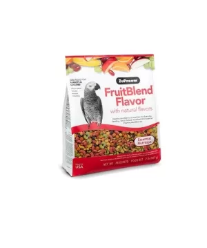 ZuPreem FruitBlend Flavor Medium & Large Parrot Food 3.5 lb