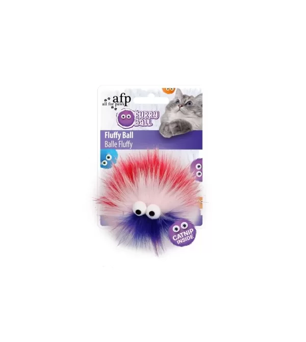 FLUFFY BALL - RED
