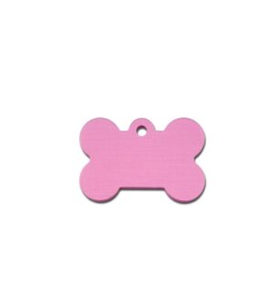 ID Tag - Bone Light Pink