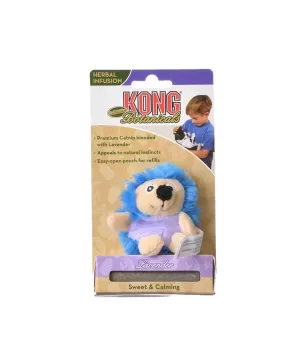 Kong Catnip Botanical Refillable Lavender Hedgehog