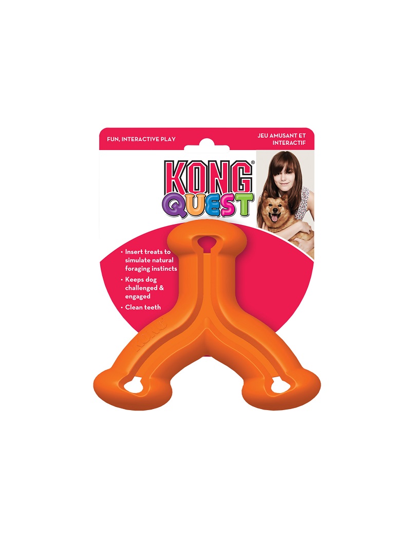 Kong Dog Toy Quest Wishbone Zooandpet