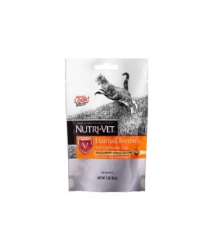 Nutri-Vet Hairball Soft Chews for Cats 85gr
