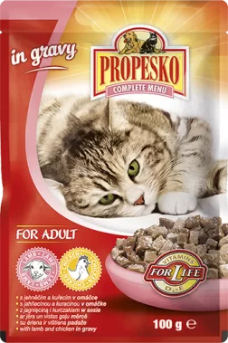 Propesko Pouch Cat lamb-chicken 100g