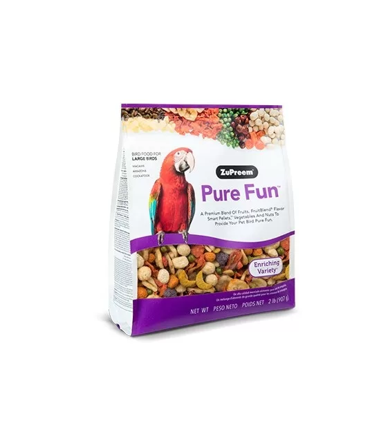 ZuPreem Pure Fun Large Parrots 2 lb