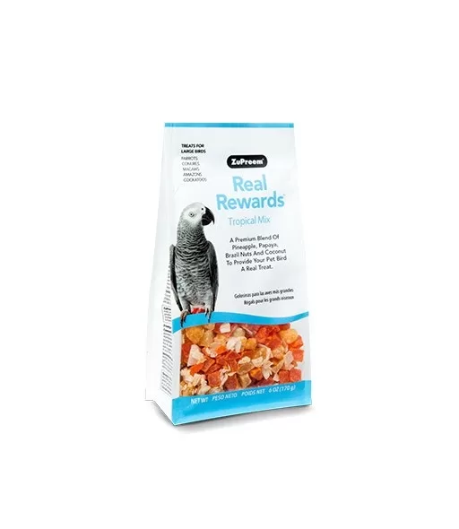 ZUPREEM  REAL REWARD TREATS - TROPICAL MIX 170G