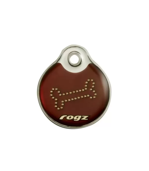 Rogz Bronze Bone ID Tag