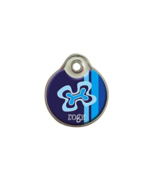 Rogz Indigo Bone ID Tag
