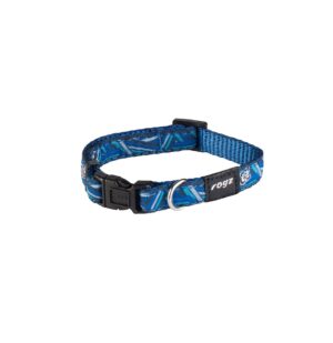 Rogz Navy Zen Collar 45cm