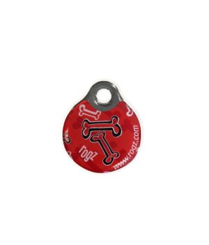 Rogz Red Bone ID Tag