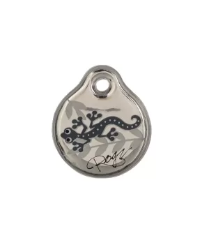 Rogz Silver Gecko ID Tag