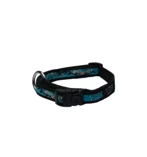 Rogz Turquoise Chrome Collar 50cm