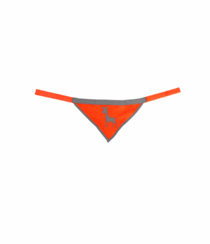VISIBILITY DOG BANDANA LARGE - NEON ORANGE 65cm