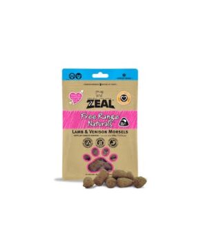 Kit Cat Zeal Dried Lamb & Venison Morsels (Cat)100g