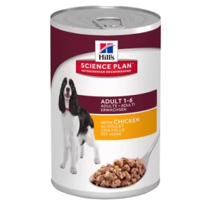 Hill's Science Plan Canine Adult (with Chicken) - can 370gr