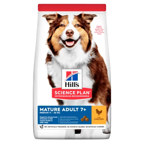 HILL'S SCIENCE PLAN Medium Mature Adult 7+ Dog Food with Chicken 3kg
