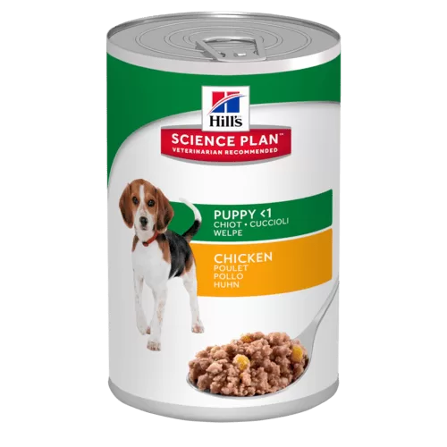 Hill's Science Diet Puppy Chicken & Barley Entry - can 370gr